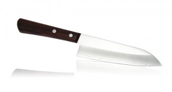 Универсальный кухонный нож сантоку Kanetsugu рукоять дерево 2003