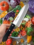 Универсальный кухонный нож сантоку Fuji Cutlery Tojuro рукоять полипропилен TJ-12