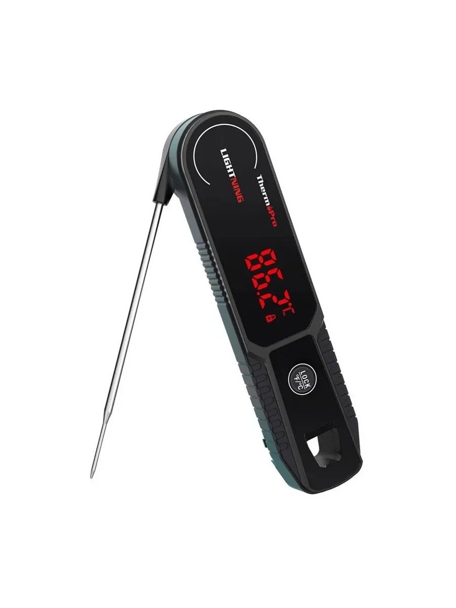 Кухонный цифровой термометр с щупом и поворотным дисплеем ThermoPro, TP622