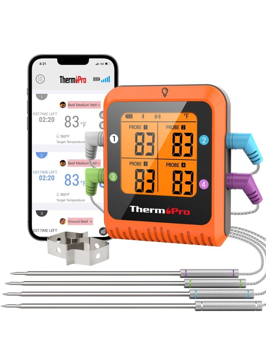 Цифровой кухонный термометр с щупом, беспроводной Thermopro, TP930