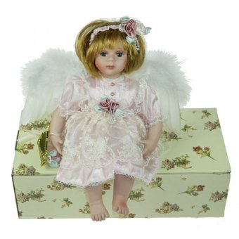 Кукла коллекционная "Ангелочек" h=31 см 15922