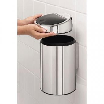 Бачок для мусора Touch Bin 3л хром Brabantia 363962