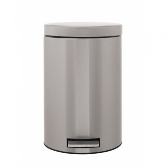 Бачок для мусора с педалью 12л матовый хром Brabantia 288524