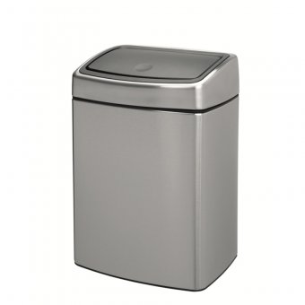 Ведро для мусора TOUCH BIN прямоугольное 10 л, Brabantia 477225