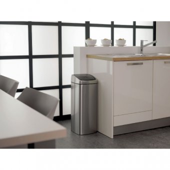 Мусорный бак TOUCH BIN прямоугольное 25 л, Brabantia 384929