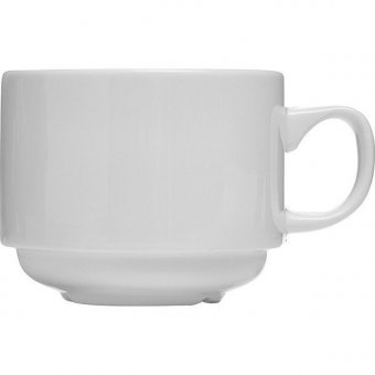 Чашка чайная 210 мл WHITE, STEELITE 3140518