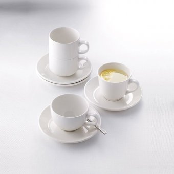 Чашка чайная 210 мл WHITE, STEELITE 3140518