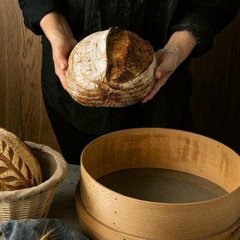 Корзина для хлеба d 21 см с чехлом, MATFER 4080372