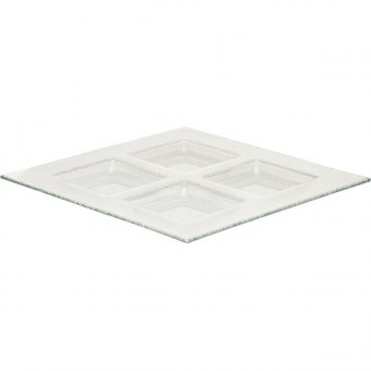 Менажница 30х30см, 4 деления, BDK-GLASS 3021312