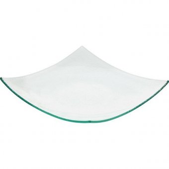 Салатник "Матиз" 30х30 см прозрачный, BDK-GLASS 3031226