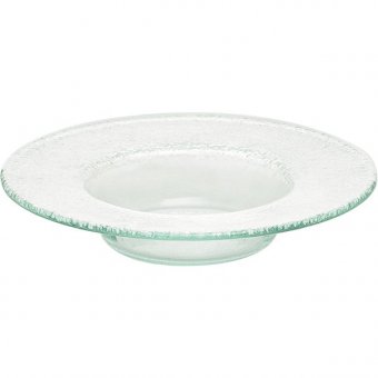 Тарелка глубокая "Пирл" d 18 см прозрачная, BDK-GLASS 3010713