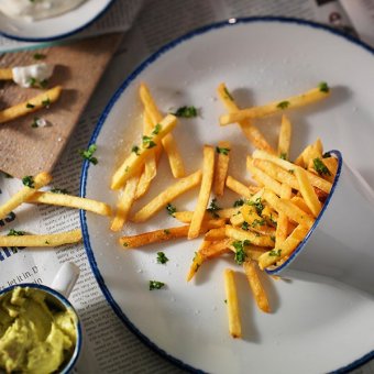 Тарелка мелкая «Блю дэппл» D=25.5 см Steelite, 3012193