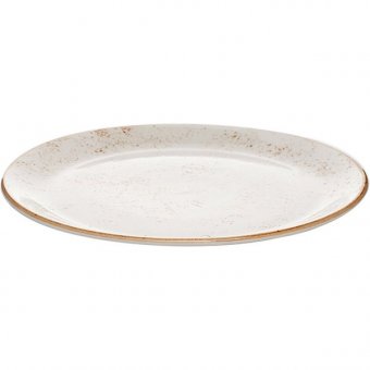 Тарелка мелкая «Крафт» D=28 см белая Steelite, 3012199