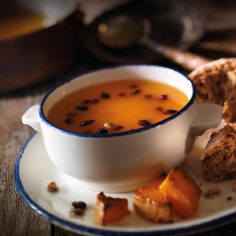 Тарелка мелкая «Блю дэппл» D=30 см Steelite, 3012039