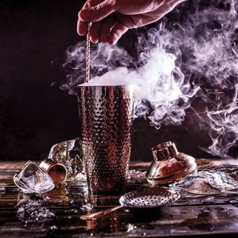 Шейкер «Пробар» рифленный сталь 700мл медь Probar, 2030299