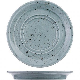 Блюдце «Лайфстиль» D=17см бирюза Lilien Austria, 3022978