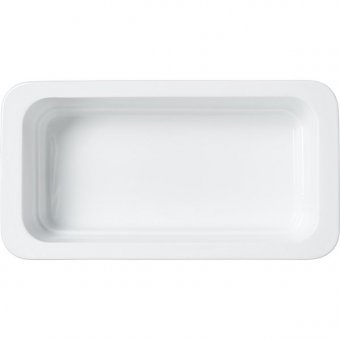 Гастроемкость (1/3) фарфор L=32.5,B=17.5см APS, 4012588