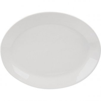 Блюдо овальное «Монако Вайт» фарфор L=28 см Steelite, 3021761