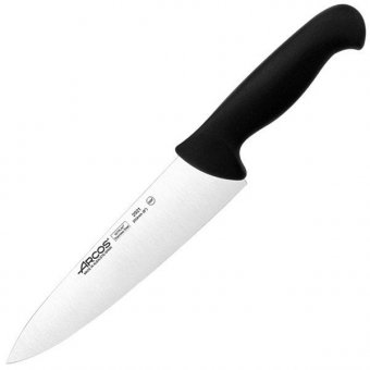 Нож поварской «2900» L=33.3/20 см черный ARCOS, 292125