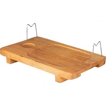 Доска для подачи шашлыка дуб 35х25 см PPwood, 4090842