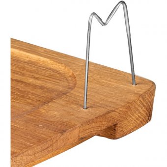 Доска для подачи шашлыка дуб 35х25 см PPwood, 4090842