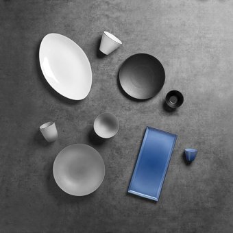 Тарелка мелкая «Экинокс» фарфор D=21.5 см REVOL,  649495