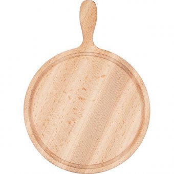 Доска для подачи с ручкой PPwood бук, D=25 см, 4091118