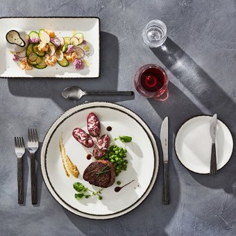 Блюдо прямоугольное «Чакоул дэппл» Steelite L=33, B=19 см, 3023114