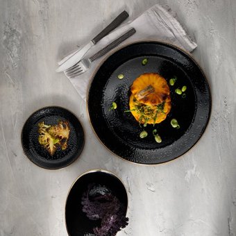 Тарелка мелкая «Крафт лакрица» D=20.2 см Steelite, 3012797