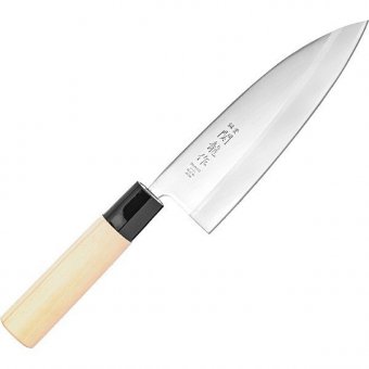 Нож кухонный «Деба» односторонняя заточк L=28.5/15 см Sekiryu, 4072468
