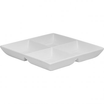 Менажница квадратная 4 деления «Кунстверк» H=35 мм L=250 мм B=250 мм KunstWerk, 3020785