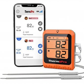 Беспроводной кухонный термометр (2 щупа) ThermoPro TP920