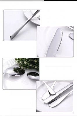 Набор столовых приборов 24 предмета (6 персон) в подарочной упаковке ULMI STEEL