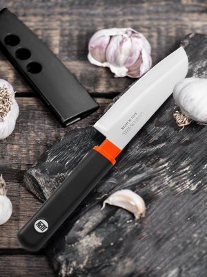 Кухонный овощной нож в ножнах Fuji Cutlery рукоять термопластик FK-405