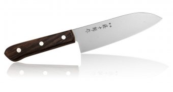 Универсальный кухонный нож сантоку мини Fuji Cutlery Tojuro рукоять дерево TJ-52
