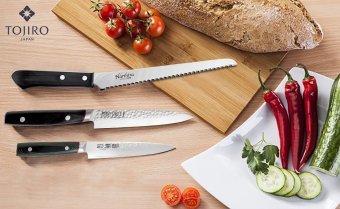 Универсальный кухонный нож Kanetsugu рукоять эко-дерево 6001