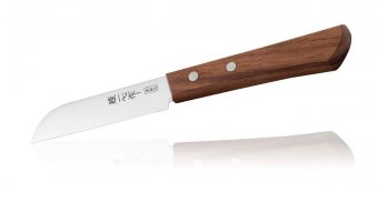 Овощной кухонный нож Kanetsugu рукоять дерево 2000