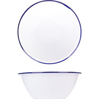 Салатник эмалированная сталь D=15 см H=5.5 см TouchLife, 213031