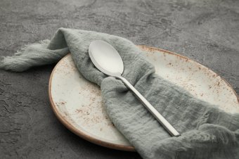 Ложка столовая «Саппоро бэйсик» серебро KunstWerk L=19,7 см, 6 штук