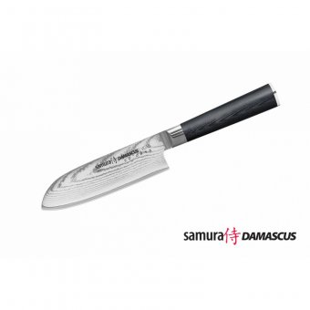 Нож Сантоку L 27.9 см DAMASCUS, SAMURA SD-0092/G-10