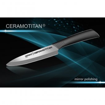 Нож универсальный L 22.3 см CERAMOTITAN, SAMURA SCT-0021