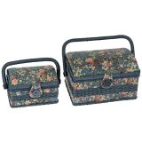 Набор из 2-x шкатулок для рукоделия 24x18x15см 80763