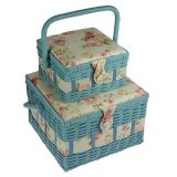Набор из 2-x шкатулок для рукоделия 25x25x17см 80755