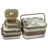 Набор из 3-x шкатулок для рукоделия 32x24x19см 80728