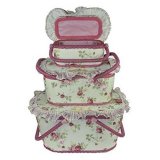 Набор из 3-x шкатулок для рукоделия 34x26x20см 80711