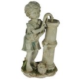 Фигурка ландшафтная "Мальчик" 21х14х40 см 17620