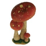 Фигурка ландшафтная "Мухомор" 19х18х33 см 17525