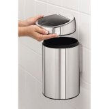 Бачок для мусора Touch Bin 3л хром Brabantia 363962