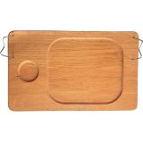 Доска для подачи шашлыка дуб 35х25 см PPwood, 4090842