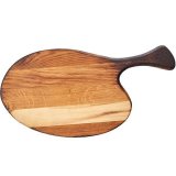 Доска для подачи фигурная с ручкой (15 см) дуб 40х20 см PPwood, 4090744